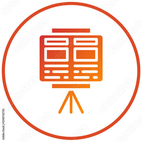 Vector Design Storyboard Icon Style