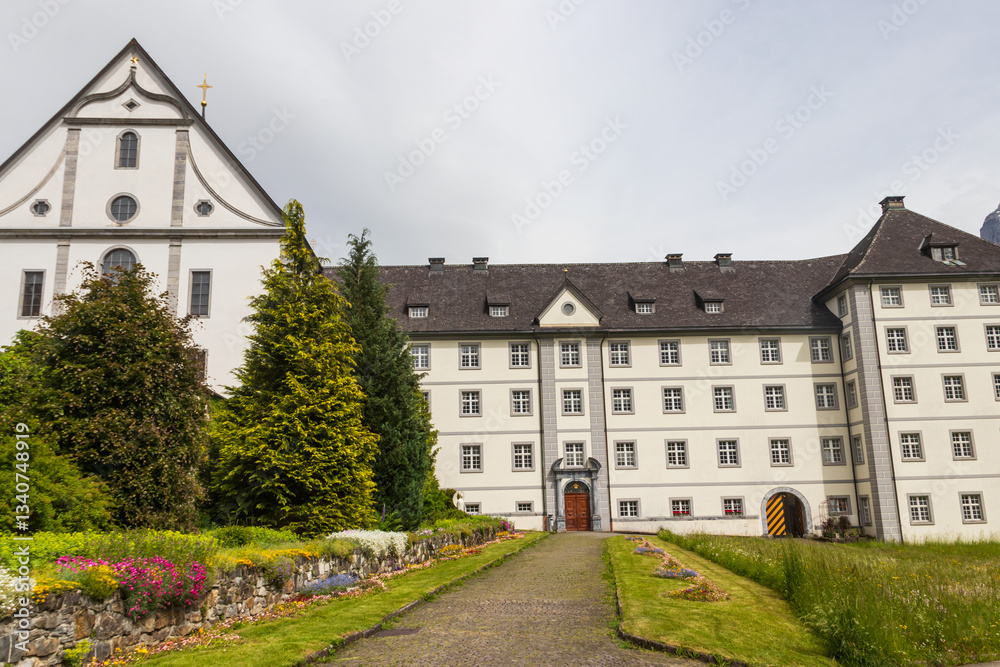 Engelberg Abbey is a Benedictine monastery in Engelberg, Canton of Obwalden, Switzerland Engelberg Abbey is a Benedictine monastery in Engelberg, Canton of Obwalden, Switzerland