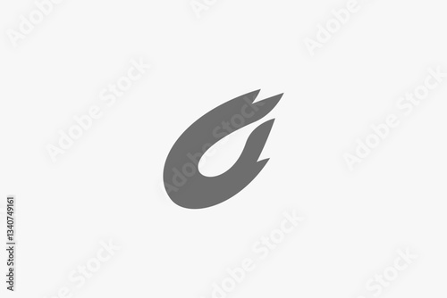 Cool move down fast meteor logo 
