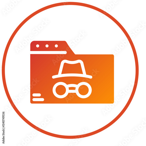 Vector Design Incognito Icon Style
