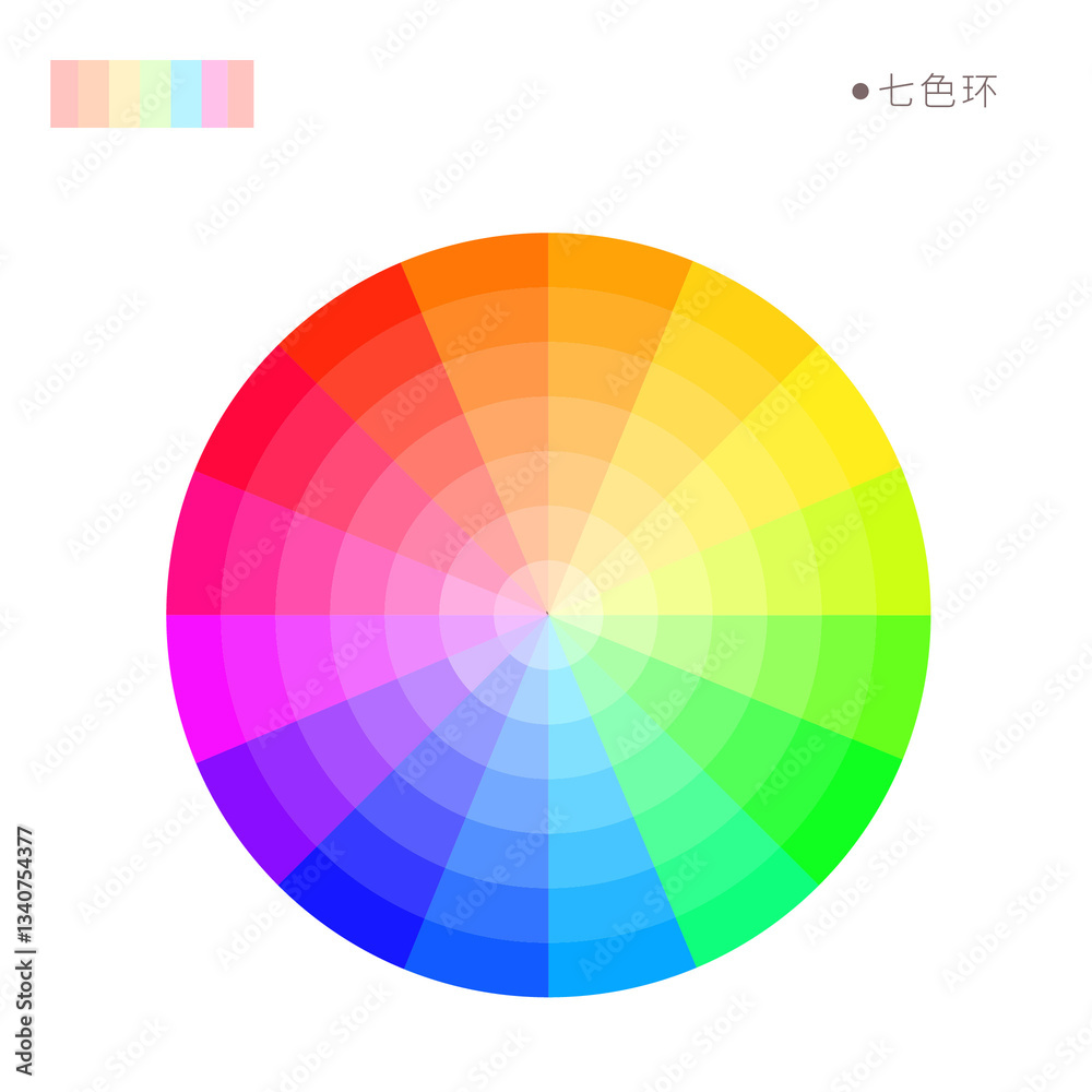 color palette guide isolated on white color palette guide isolated on white