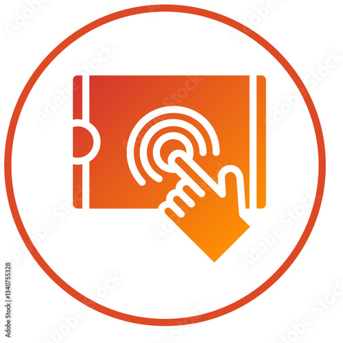 Vector Design Touch Screen Icon Style