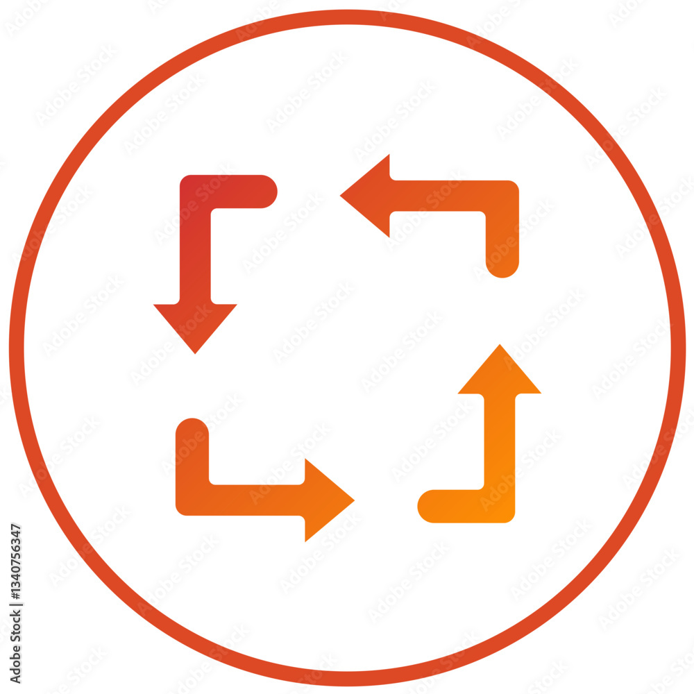 Vector Design Rectangular Arrow Icon Style Vector Design Rectangular Arrow Icon Style