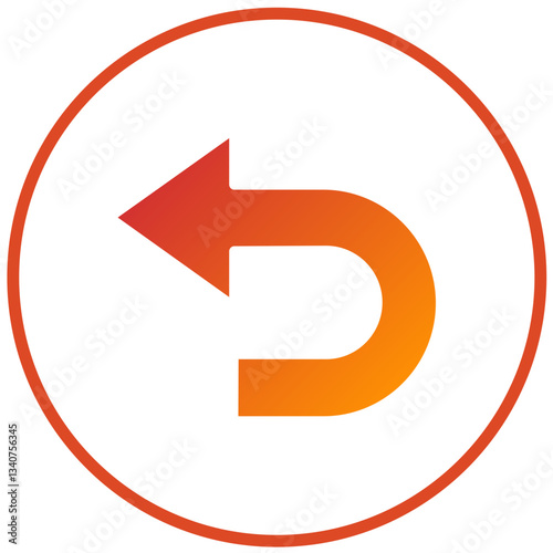 Free Download Vector Design Undo Icon Style - GFXLoad