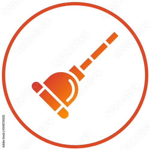 Plunger Vector Design Icon Style