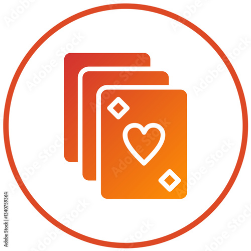 Card Deck Vector Design Icon Style