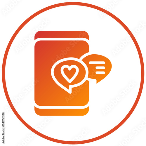 Love Confession Vector Design Icon Style
