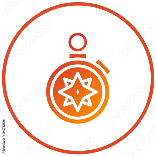 Compass Vector Design Icon Style