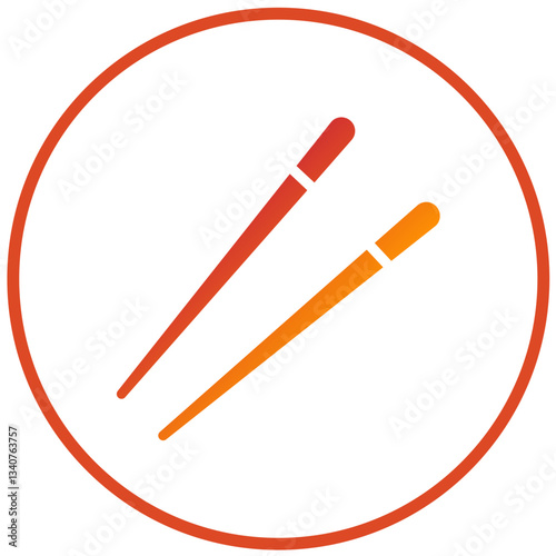 Vector Design Chopsticks Icon Style