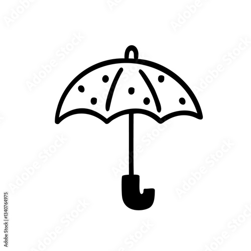 シンプルな傘のイラスト素材