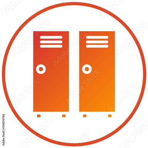 Vector Design Lockers Icon Style