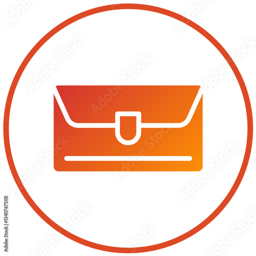 Vector Design Clutch Bag Icon Style