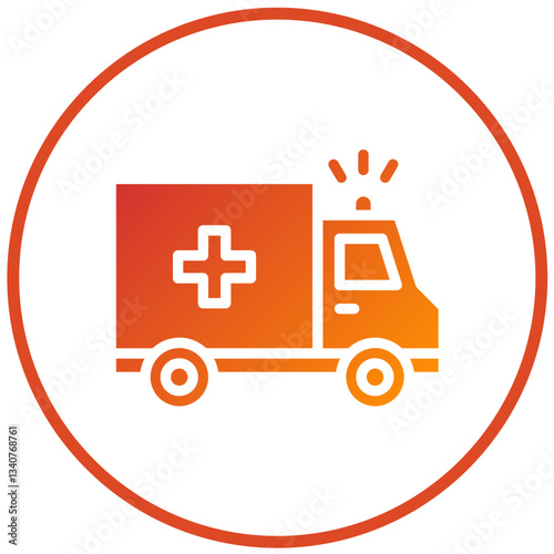 Vector Design Ambulance Icon Style
