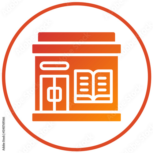 Vector Design Book Fair Icon Style