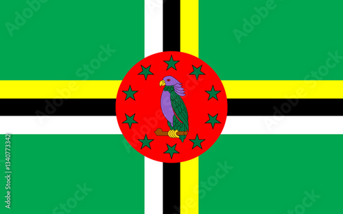 Dominica flag official country flag world flag icon International flag icon