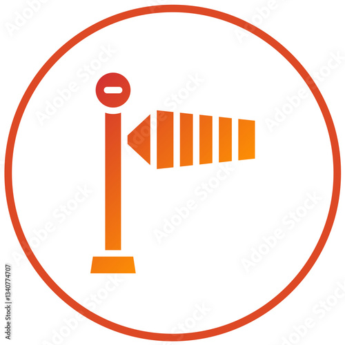 Vector Design Windsock Icon Style