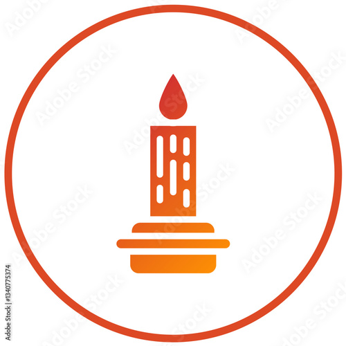 Vector Design Scented Candle Icon Style