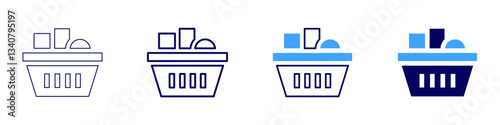 Membership perks icon in 4 different styles. Thin Line, Line, Bold Line, Duotone. Duotone style. Editable stroke