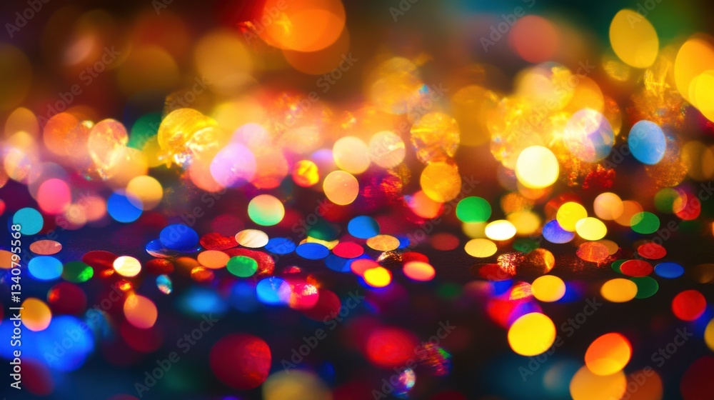 Colorful Bokeh Background with Soft Lights and Warm Tones Effect Colorful Bokeh Background with Soft Lights and Warm Tones Effect