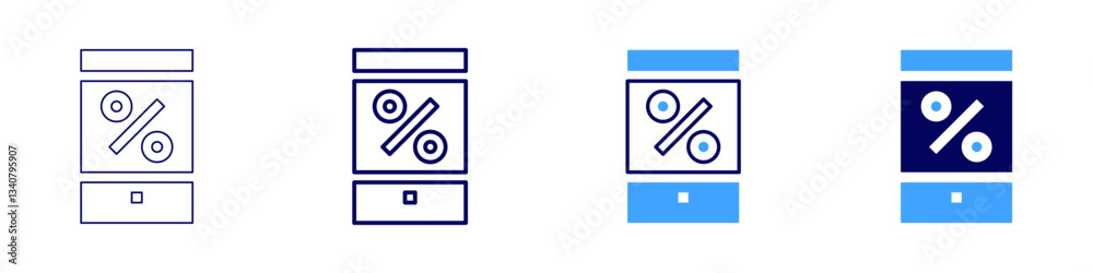 Page views icon in 4 different styles. Thin Line, Line, Bold Line, Duotone. Duotone style. Editable stroke Page views icon in 4 different styles. Thin Line, Line, Bold Line, Duotone. Duotone style. Editable stroke