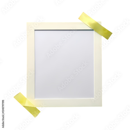 Blank Frame Mockup: Free Photo & Template isolated on transparent background