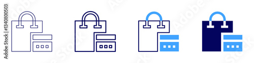Tokenized loyalty points icon in 4 different styles. Thin Line, Line, Bold Line, Duotone. Duotone style. Editable stroke