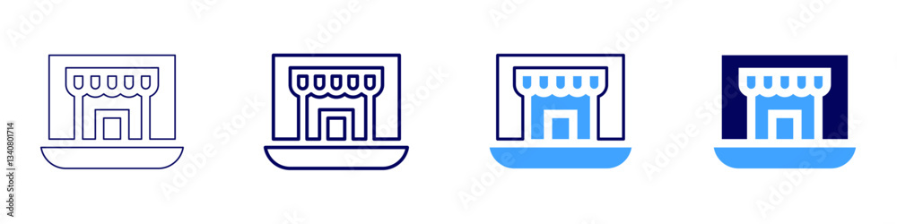 Zero inventory icon in 4 different styles. Thin Line, Line, Bold Line, Duotone. Duotone style. Editable stroke Zero inventory icon in 4 different styles. Thin Line, Line, Bold Line, Duotone. Duotone style. Editable stroke