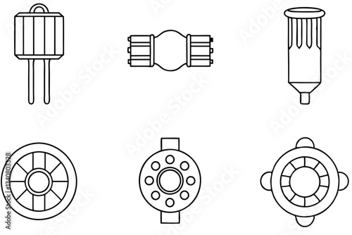 amp flow core line art minimal futuristic shapes.eps