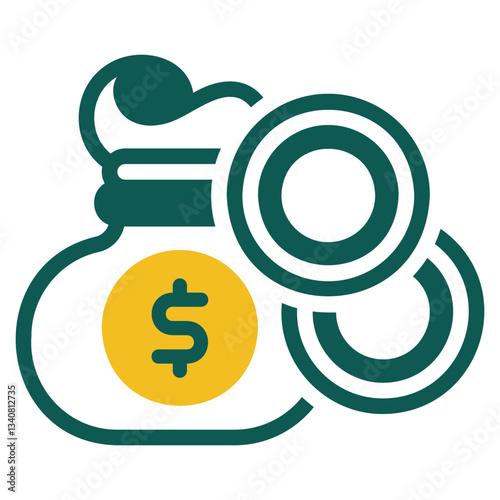 Income green icon