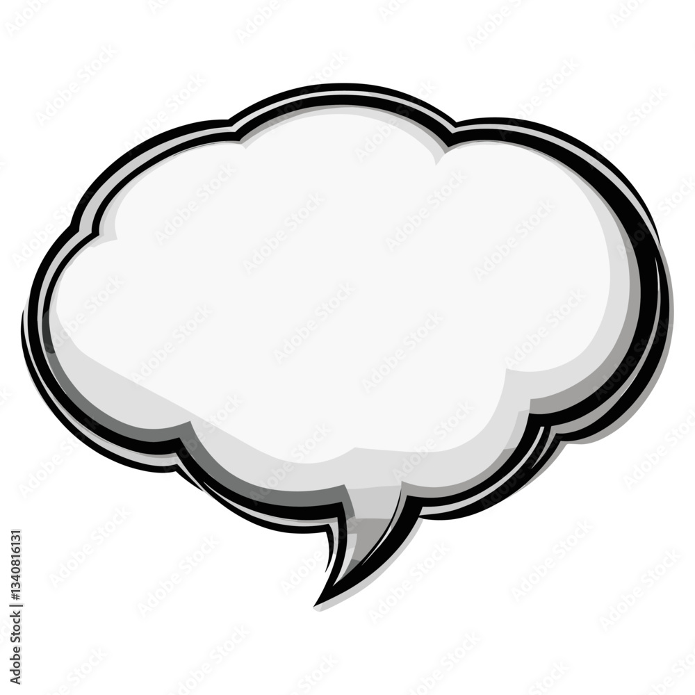 Comic speech bubble illustration symbol vector vector Comic speech bubble illustration symbol vector vector