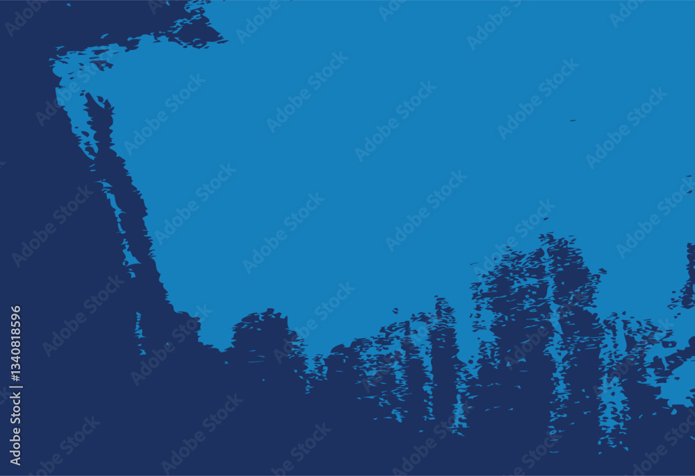 Obraz premium Blue grunge background. Vector illustration. Grunge texture.