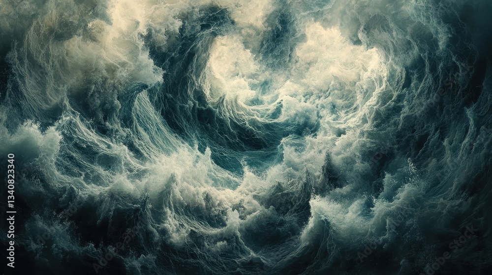 Obraz premium Abstract swirling cloudscape