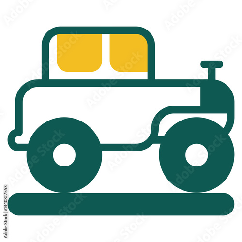 Automobile green icon