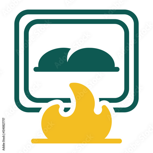 Oven green icon
