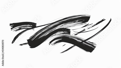 Elegant Swash, Swoop, and Swish: Hand - Drawn Calligraphy Sign with Underlines