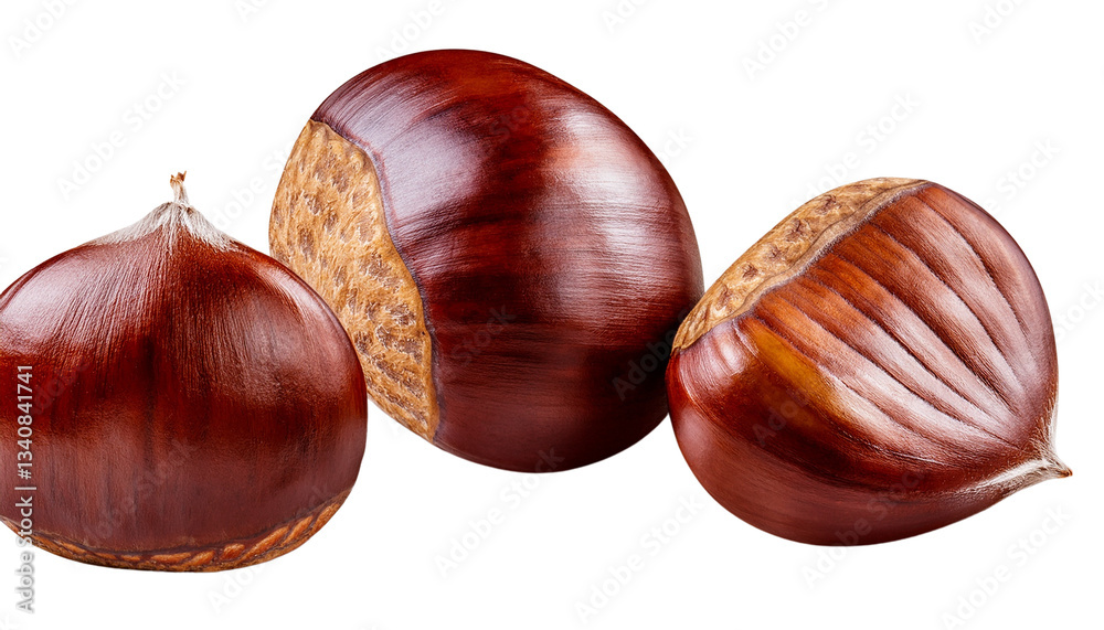 chestnuts isolated on transparent background. chestnuts isolated on transparent background.
