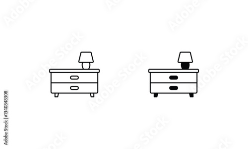 Cupboard vector icon 