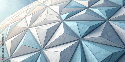 abstract blue glass background