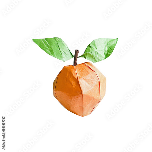 Origami Peach A Delicate Paper Fruit Creation