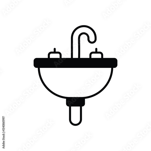 Sink vector icon 