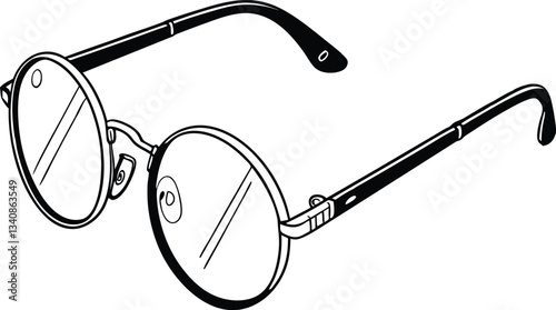 eyesight design vector glasses icon