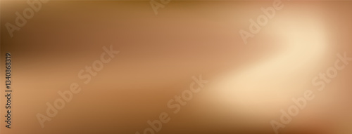 Abstract brown silk wave background. Mocha Mousse color silk texture backdrop. Neutral choco cream shade liquid gradient. Luxury wavy satin fabric swirl. Milk coffee shades 3D vector