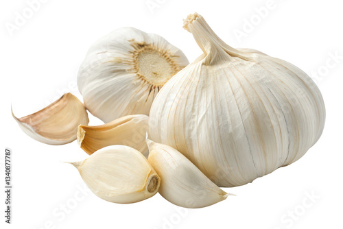 garlic and cloves isolated PNG