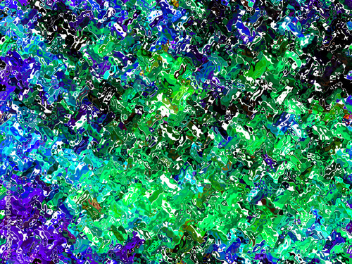 Abstract background in cool tones, like oil stains, glass.