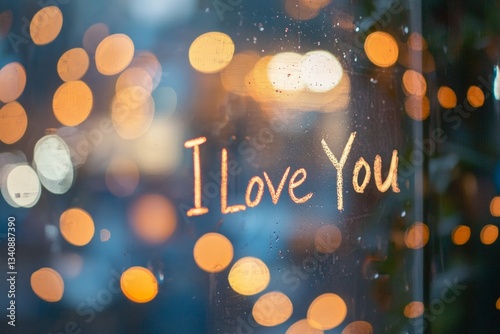 A handwritten message 