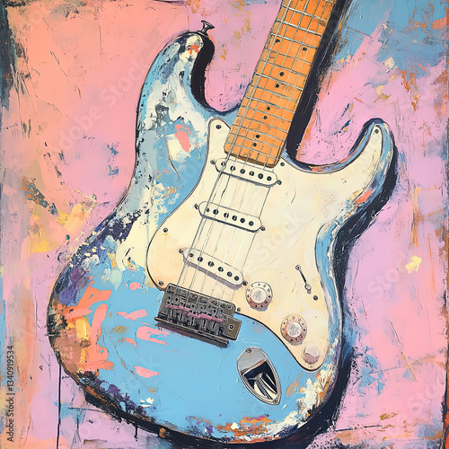 grunge guitar background