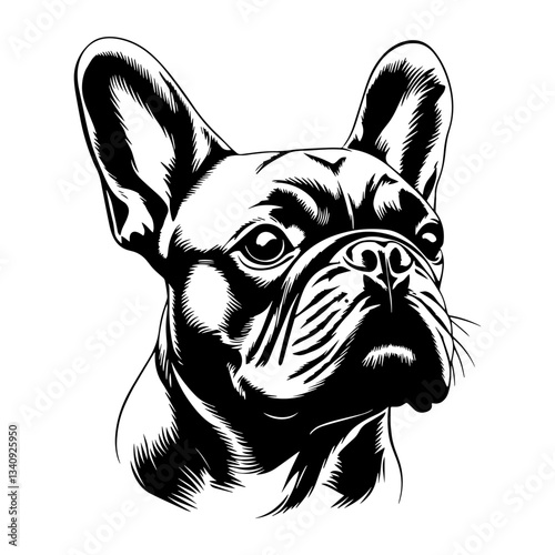 Bulldog illustration graphic animal vector