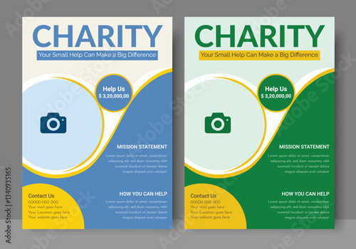 Charity flyer template , charity donation editable social media posts and Flyer, ads banner and volunteer social media post banner template
