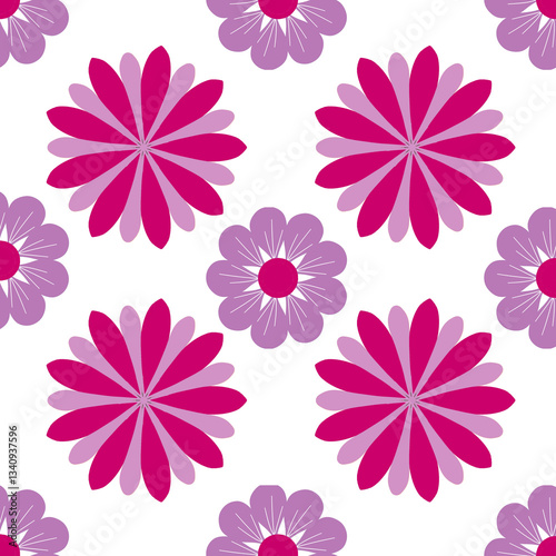 Floral seamless pattern Beautiful romantic floral