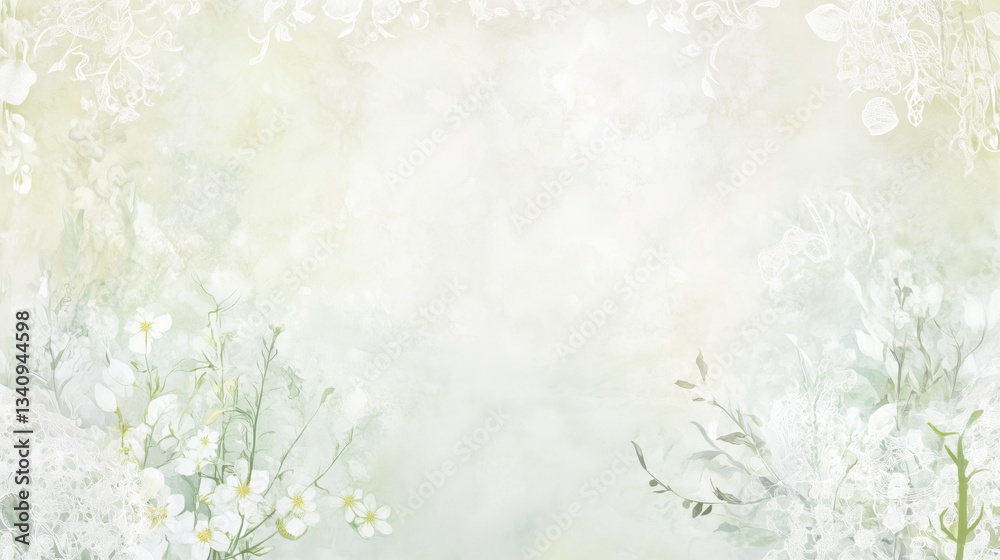 Delicate Pastel Easter Eggs Floral Background for Greeting Card Delicate Pastel Easter Eggs Floral Background for Greeting Card